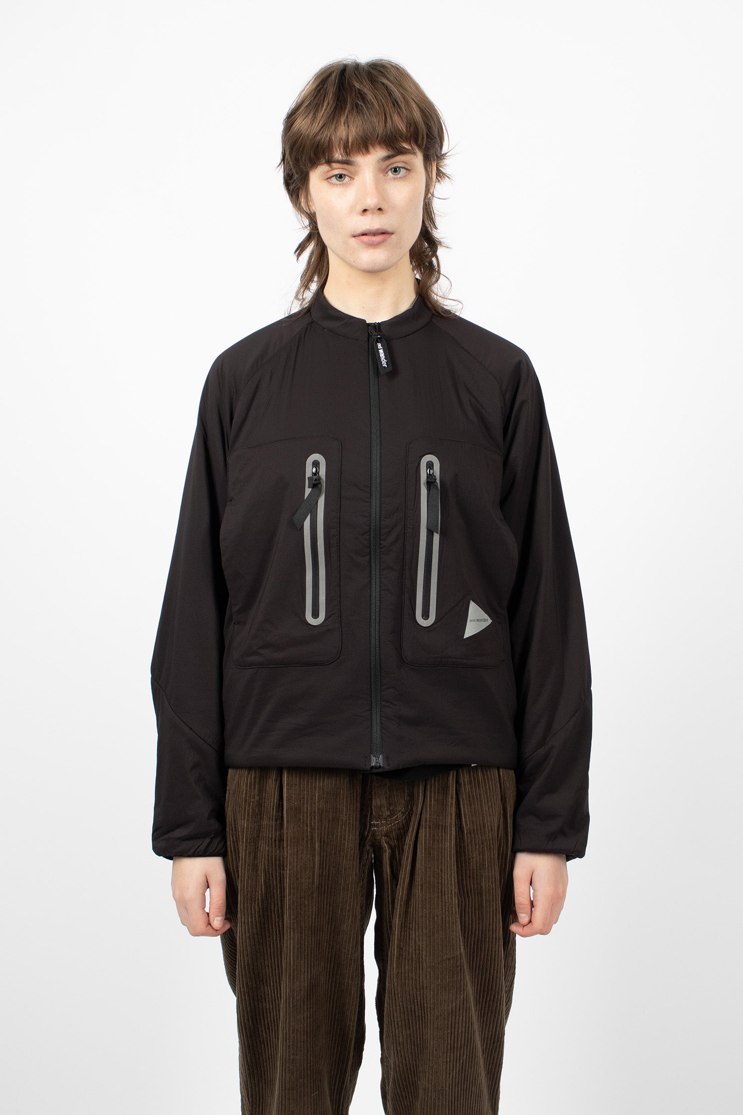 Alpha AIR collarless Jacket Black