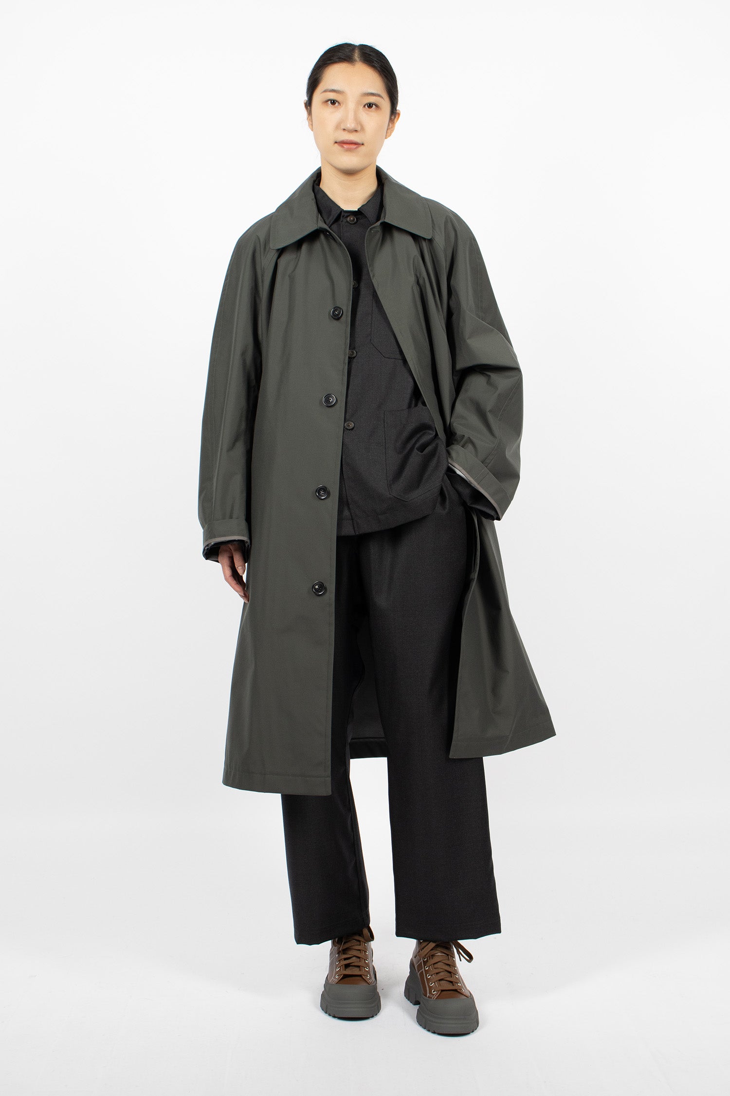 Curtis Trench Coat Xanadu