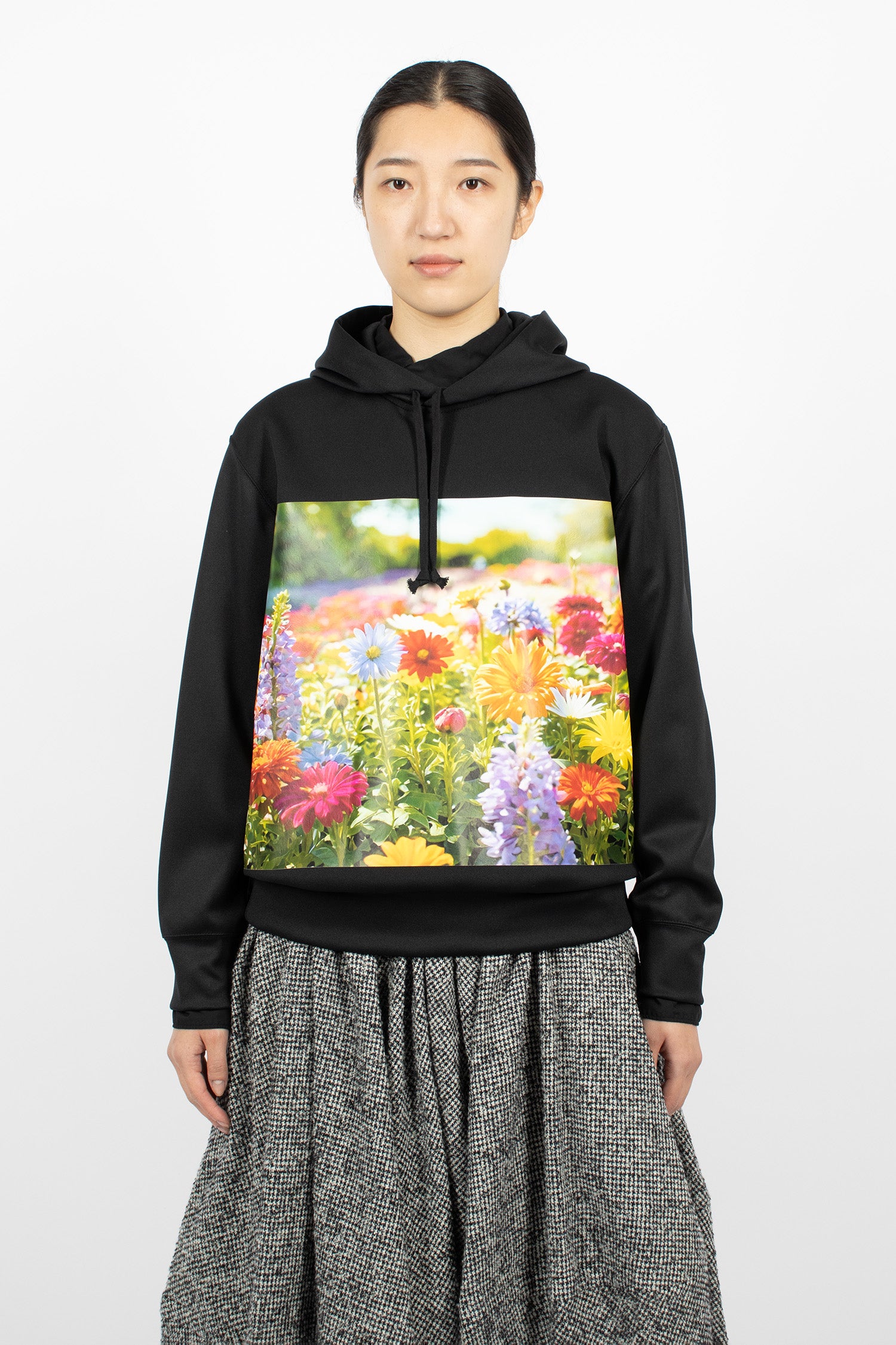 Twill Hoodie Black/B Pattern