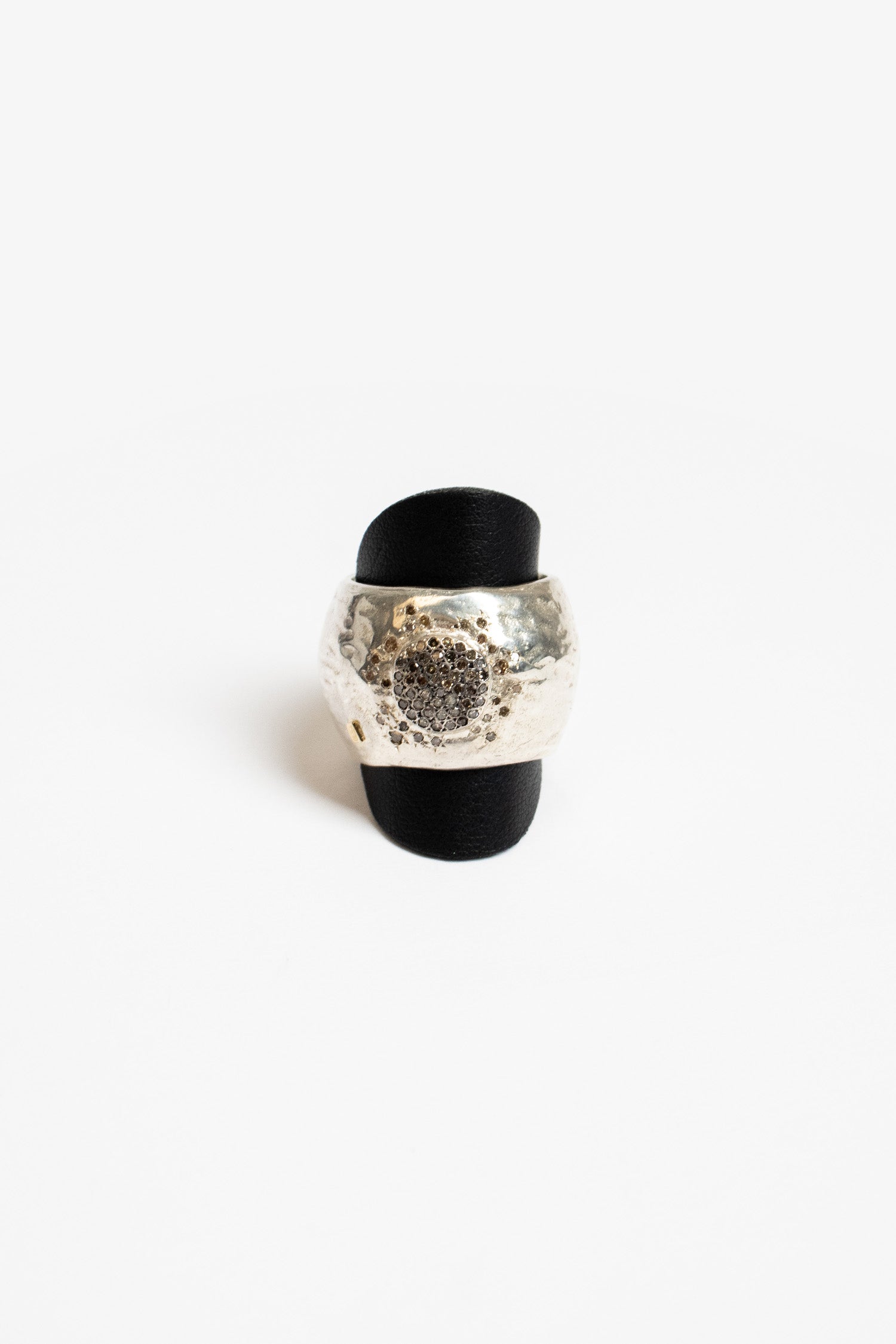 Moraya Silver Ring Cognac Diamonds