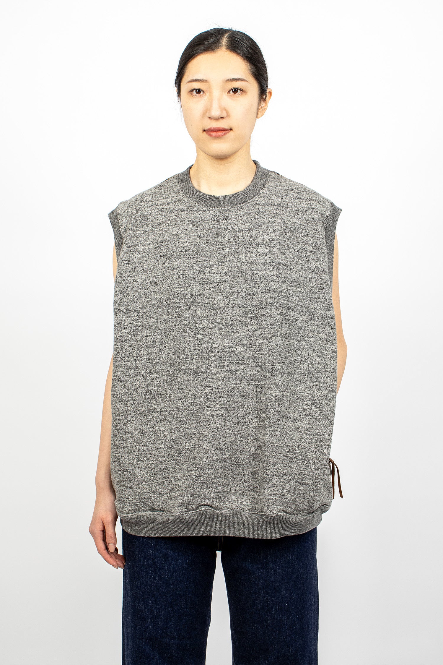 Kountry Patchwork Big Vest Charcoal