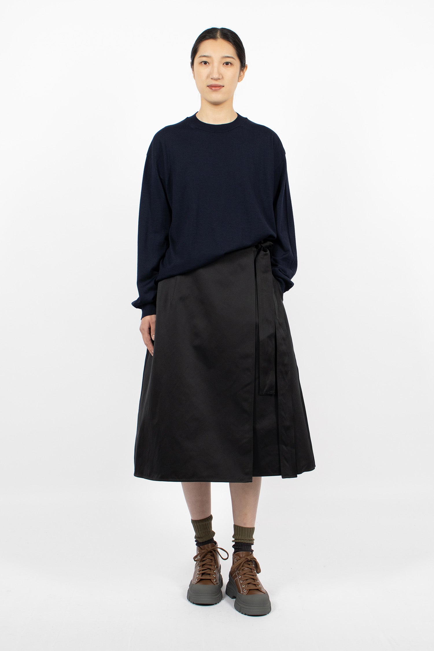 Stieglitz Wrap Skirt Black