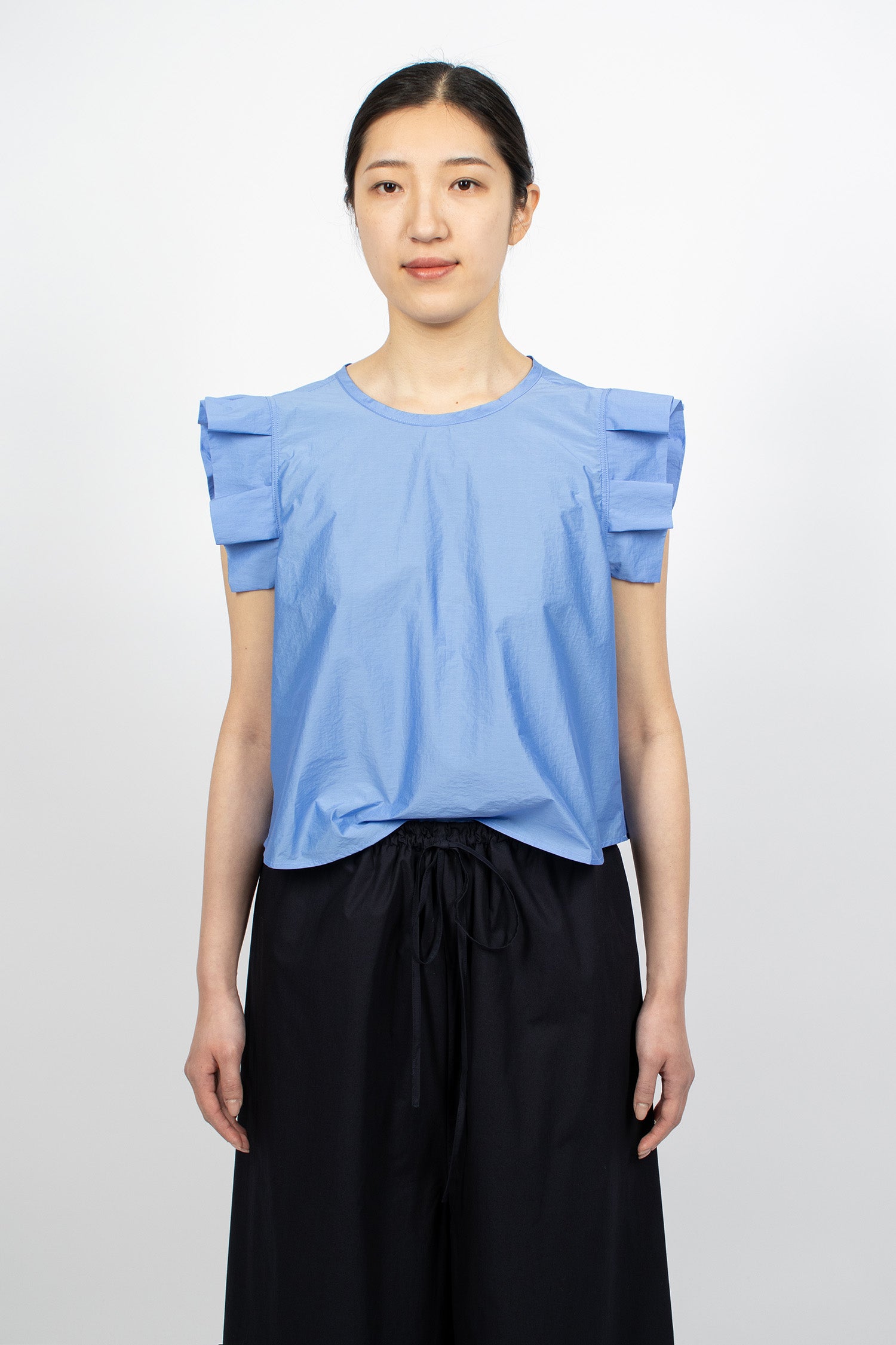 Tidy Sleeveless Top Blue